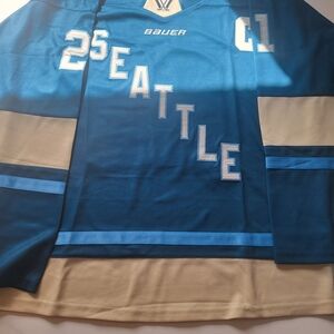 Bauer Seattle Knight Pwhl Blue Hockey Jersey